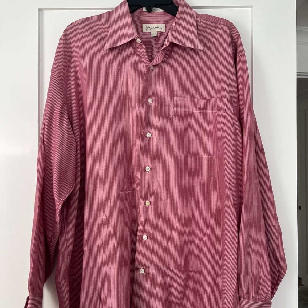 John W. Nordstrom Men’s Striped Button-Up Shirt